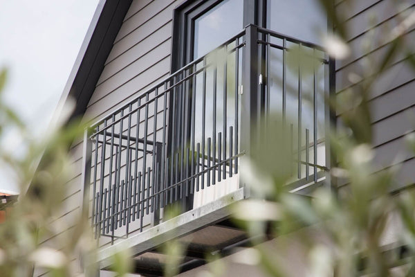 Geländer Perugia am Balkon | Pulverbeschichtet Anthrazit