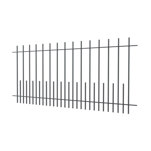 Zaun Perugia | pulverbeschichtet anthrazit