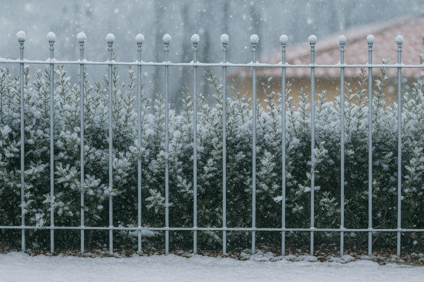 Reliably winterproof: Get through the cold season with low-maintenance metal fences