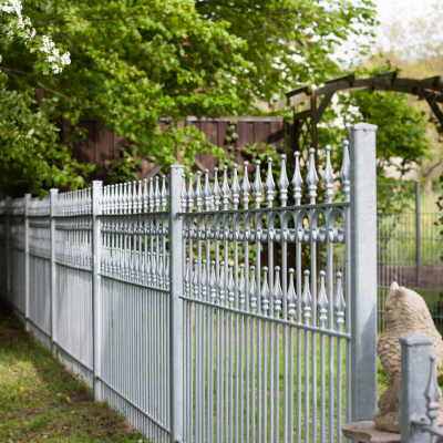 Zaun Lugano an Grundstücksgrenze | Feuerverzinkt