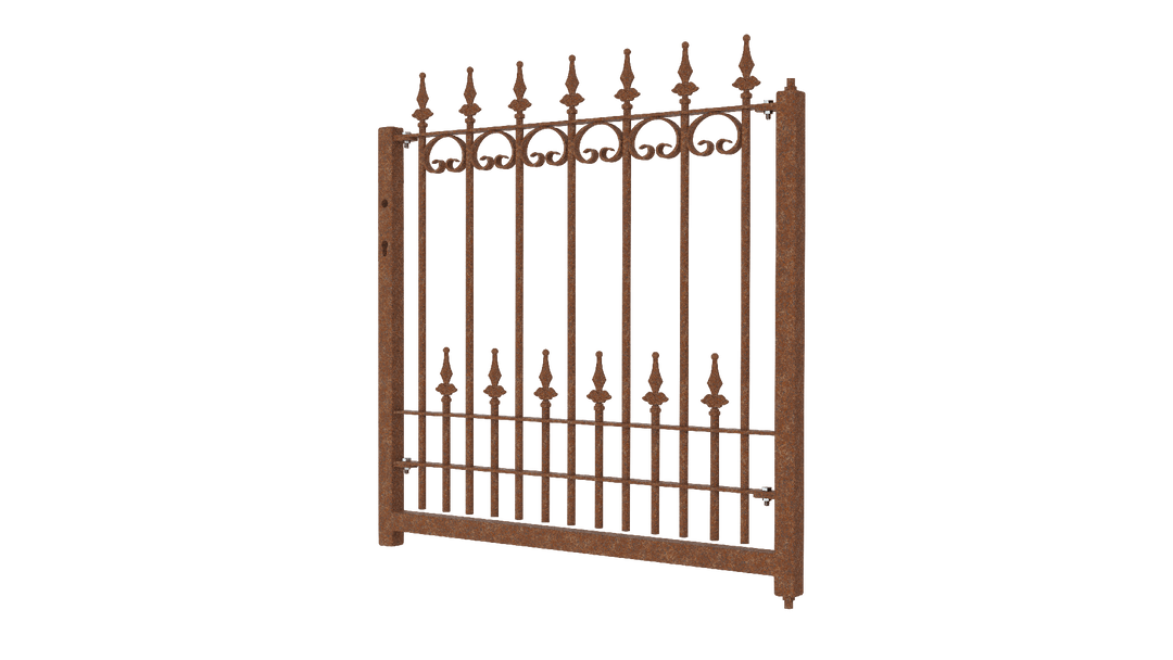 Gartentor Lucca als 3D Modell | Unbeschichtet