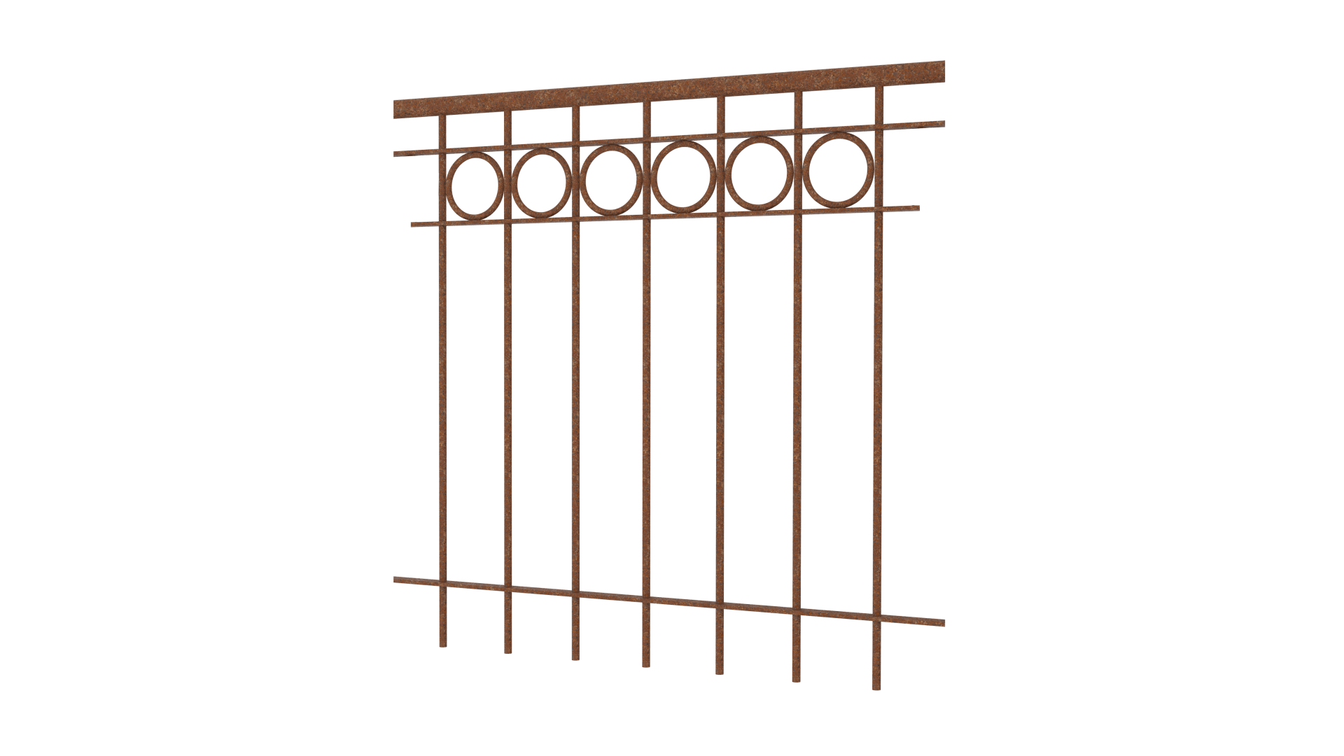 Geländer Belluno als 3D-Modell | Unbeschichtet