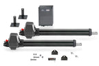 Twist electric drive for courtyard gates