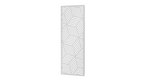 Sichtschutz Reno als 3D-Modell | Pulverbeschichtet Sonderfarbe RAL 9010 Reinweiß