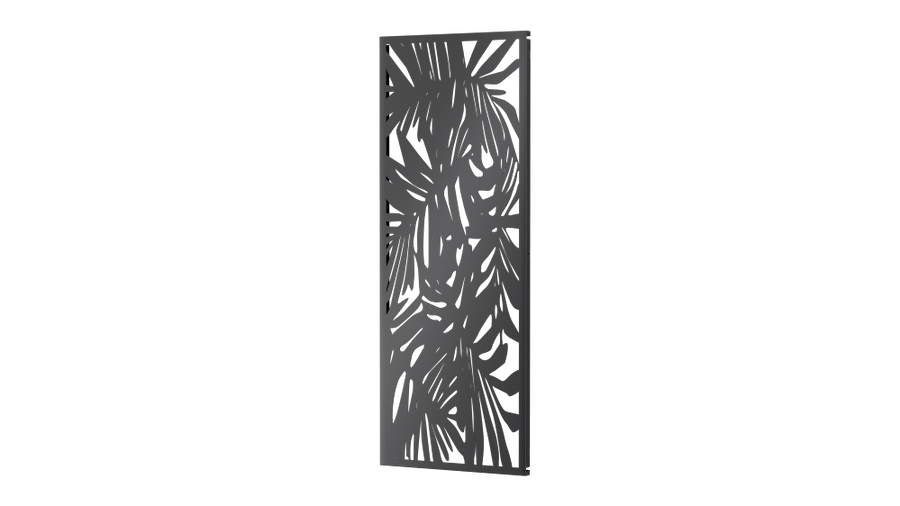 Sichtschutz Tanaro als 3D-Modell | Pulverbeschichtet Sonderfarbe RAL 7016 Anthrazitgrau