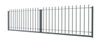 Zweiflügeliges Tor Padua als 3D Modell | Pulverbeschichtet anthrazit