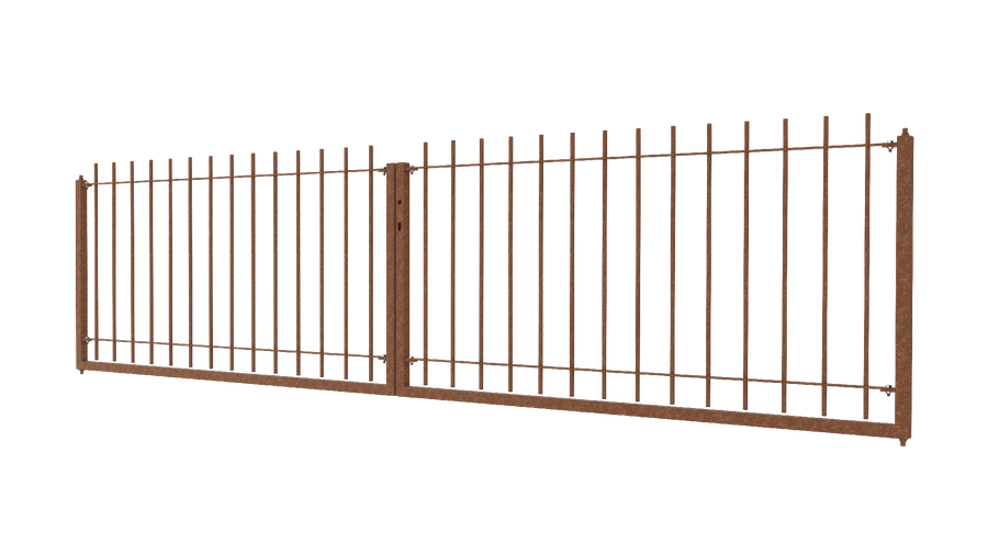 Zweiflügeliges Tor Padua als 3D Modell | Unbeschichtet