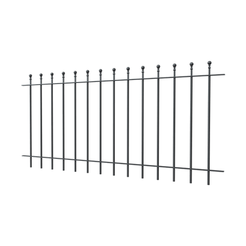 Zaun Ancona | pulverbeschichtet anthrazit