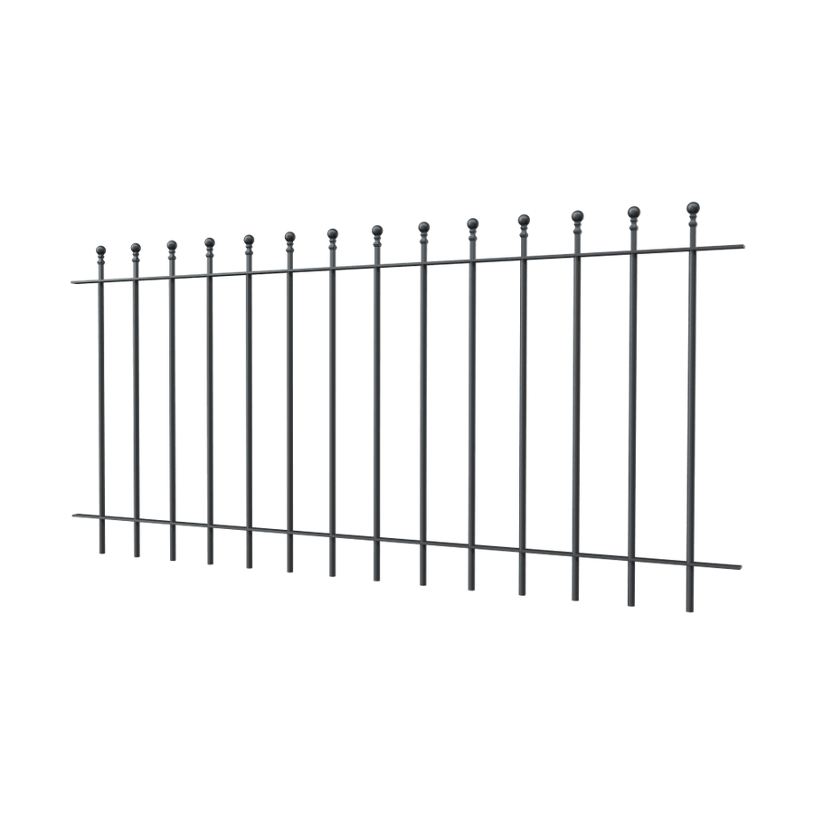 Zaun Ancona | Pulverbeschichtet RAL 7016 Anthrazitgrau
