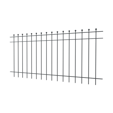 Zaun Como | pulverbeschichtet anthrazit