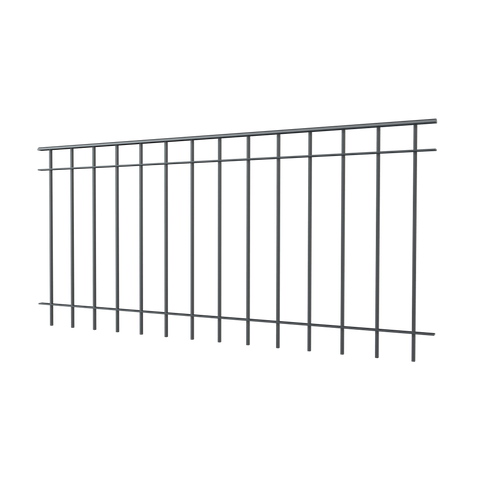 Geländer Padua als 3D-Modell | Pulverbeschichtet anthrazit