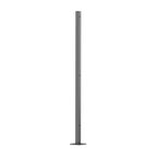 Zwischenpfosten zum Aufschrauben für Metallsichtschutz Modell | Pulverbeschichtet Anthrazit