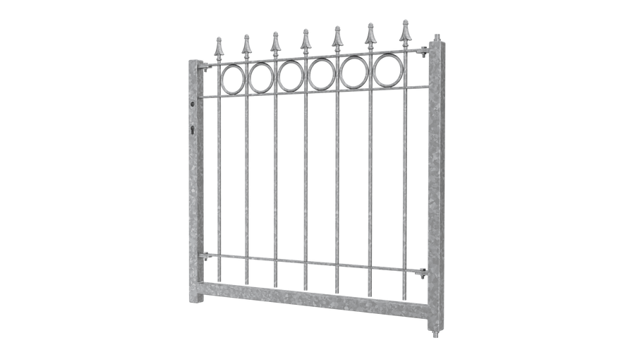 Gartentor Belluno 3D Modell | Feuerverzinkt