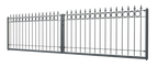 Tor Belluno 3D Modell | Pulverbeschichtet Anthrazit